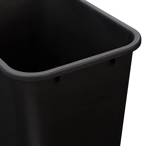 Eco-Friendly Basics Rectangular Commercial Office Wastebasket, simple to
