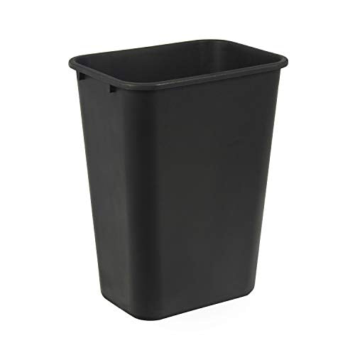 Eco-Friendly Basics Rectangular Commercial Office Wastebasket, simple to
