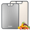 Smart Home Titanium Cutting Board for Kitchen, Cutting Board Double Essentials